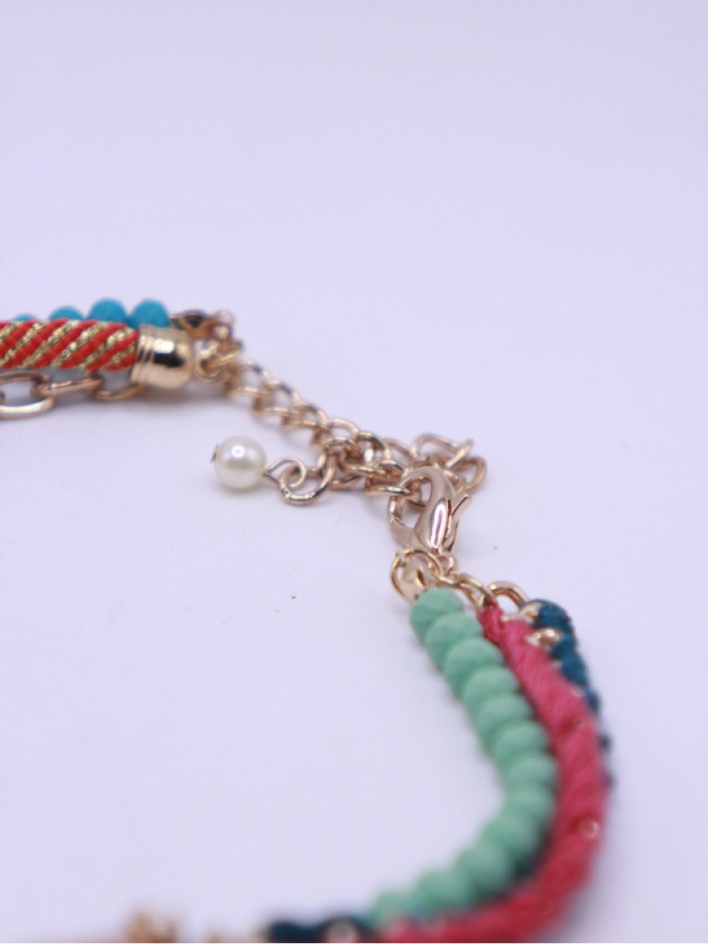 Boho Multi-Strand multi tone & Wrap Watch Bracelet - Picture 5 of 5